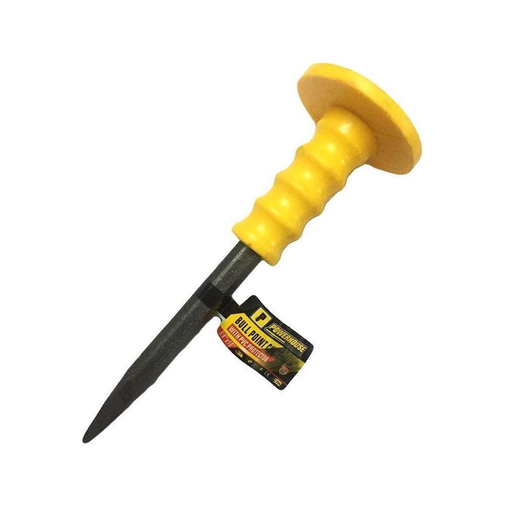 Powerhouse Cold Chisel Pointed With Hand Protector | Powerhouse by KHM Megatools Corp. Powerhouse Cold Chisel Pointed With Hand Protector | Powerhouse by KHM Megatools Corp.